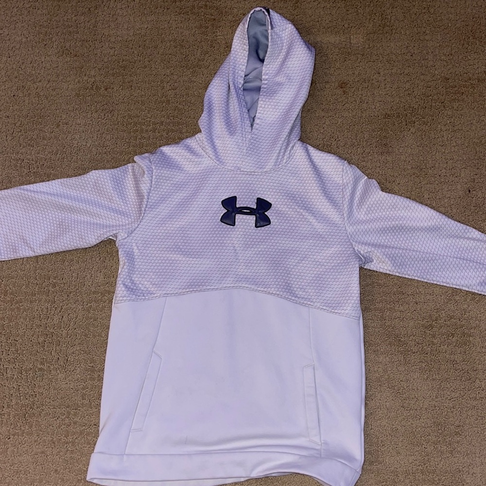 UNDER ARMOUR HOODIE Youth XL (White)